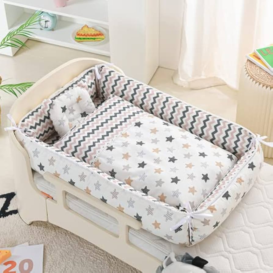 【美品】ベビーベッド　ベッドインベッド　ベッドガード　添い寝ベッド　新生児 Amazon | ベビーベッド 新生児 布団セット ベッドインベッド